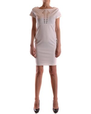 Pinko Viscose Dress - White