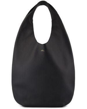 A.P.C. La Neige Shoulder Bag - Black