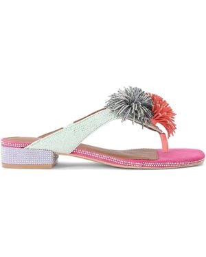 Kurt Geiger Pom Pom Hot Sandals - Pink