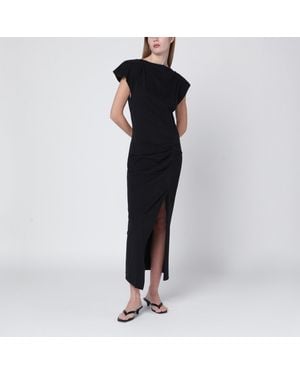 Isabel Marant Long Nadela Jersey Dress - Black