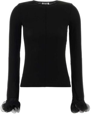 Moschino Jersey Top - Black