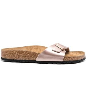 Birkenstock Madrid Sandalen Met Logo-Reliëf - Wit