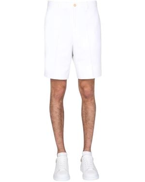 McQueen Tailored Bermudas For - White