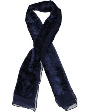 Etro Silk Scarf - Blue