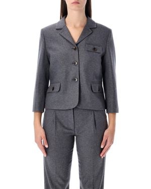 THE GARMENT Die Kleidungsstückjacken Grau