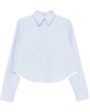 SPORTMAX PRE Camisa Sportmax de mezcla de prealgodón - Blanco