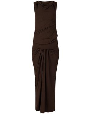Entire studios Drape Dress - Brown