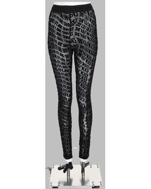 Versace Jeans Couture Logo Print Slim Fit Jogger Trousers - Black