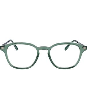 Mykita C191-Cypress/Shiny Silve Clear Steel Glasses - Brown