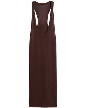 Lemaire Tank Top Mini Dress - Purple