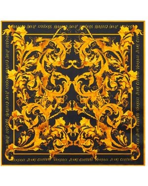 Versace Jeans Couture Silk Scarf - Metallic