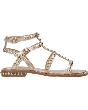 Ash Sandalen Hellgold - Natur