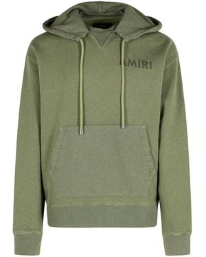 Amiri 'Stencil' Cotton Sweatshirt - Green