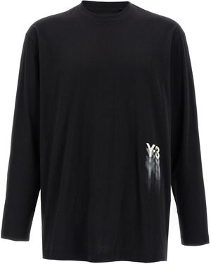 Y-3 'GFX' T -Shirt - Schwarz