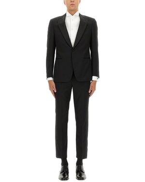 Giorgio Armani Single Breasted Soft Line Kleid - Schwarz