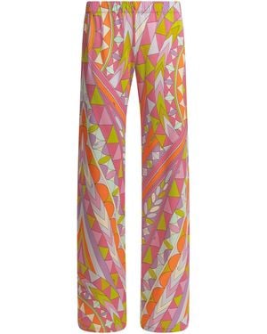 PUCCI "Manuba" Casual Pants - Orange