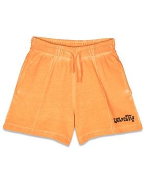 Marcelo Burlon Sweatshorts - Orange
