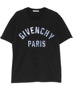 Givenchy T Shirt With Appliqué - Black