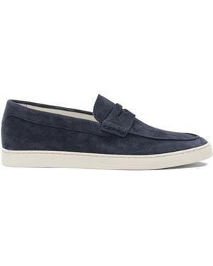 Brunello Cucinelli Suede Loafers - Blue