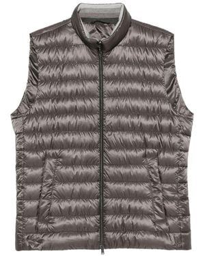 Herno Nylon Down Vest - Gray