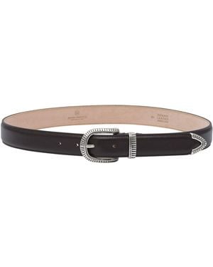 Adriano Meneghetti Sun Belts Brown - White
