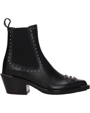 Chloé Chloé Boots Frauen Leder schwarz