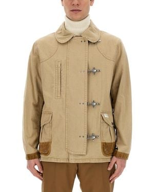 Fay 4 Ganci Cotton Jacket - Natural