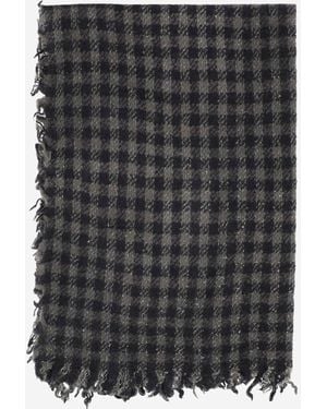 Faliero Sarti Paoletto Cashmere And Wool Blend Scarf - Gray