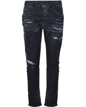 DSquared² 'Skater' Jeans aus Stretch Jeans. - Blau