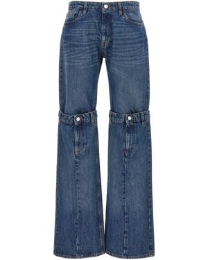 Coperni 'open Knee' Jeans - Blauw