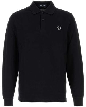 Fred Perry Piquet Polo Shirt - Blue