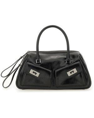 Ferragamo Kleine "bowling Multipocket" Tas - Zwart