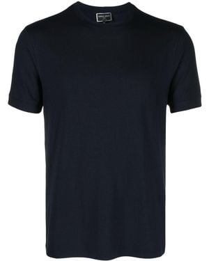 Giorgio Armani Icon Jersey T Shirt - Black