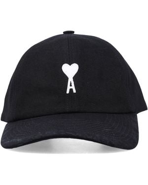 Ami Paris Hüte Schwarz - Blau