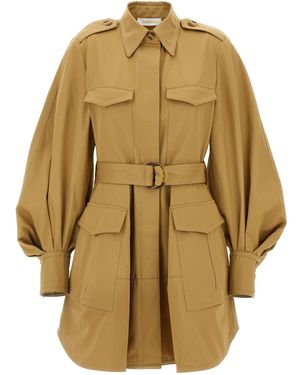 Zimmermann 'illuminate Cargo Mini' -jurk - Naturel
