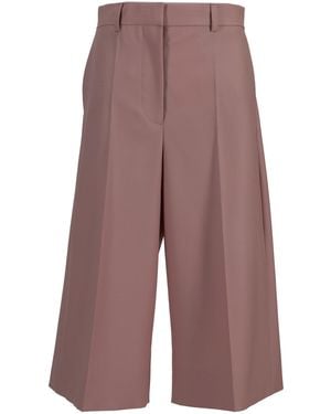 Stella McCartney Canvas Tailoring Culotte - Purple