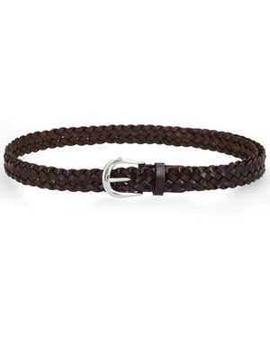 Studio Nicholson Leather Brass Buckle - Brown