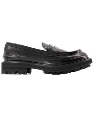 McQueen Loafers Leather - Black