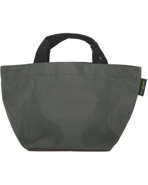 Herve Chapelier Khaki Mini Tote Bag With Handles - Black