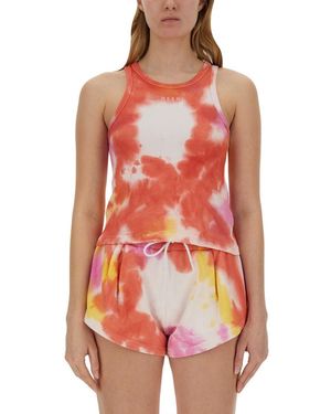 MSGM Top Tie Dye - Red