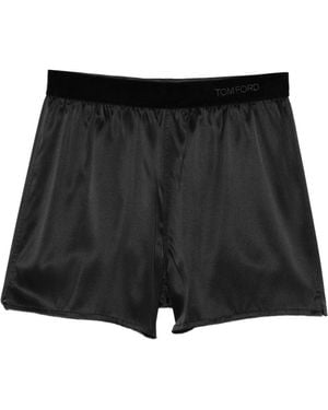 Tom Ford Elasticated Waist Shorts - Black
