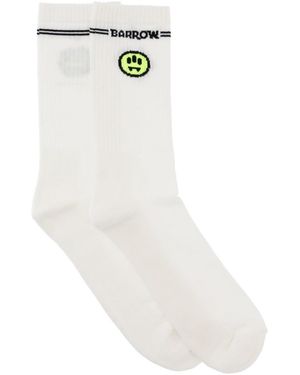 Barrow Socks With Logo - White