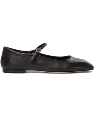 Aeyde "Uma" Ballettflats - Schwarz