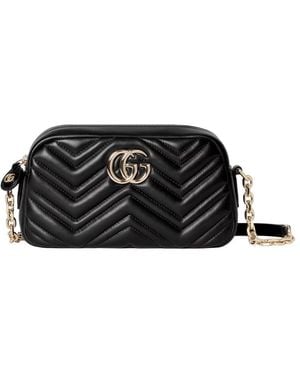 Gucci Gg Marmont Small Camera Bag - Black