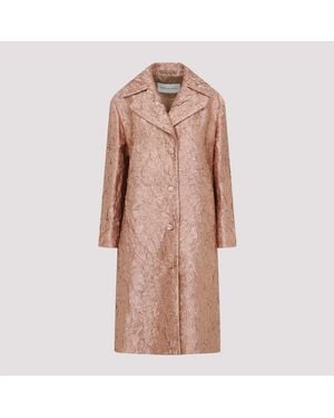 Dries Van Noten Ricca Mantel - Pink