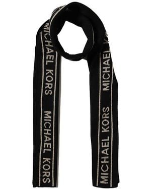 Michael Kors Scarf With Logo - Black