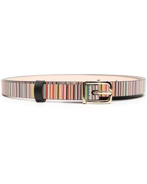 Paul Smith Damengürtel Skinny Sig Str - Weiß