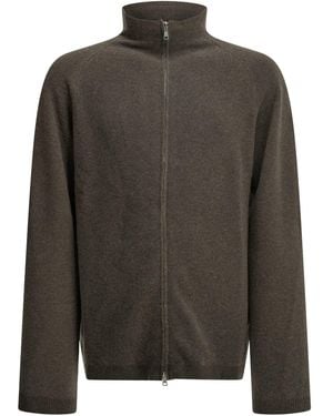 Our Legacy "Line" Zip-Up Jumper - Grey