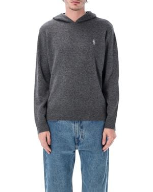 Sporty & Rich Cashmere Hoodie - Blue