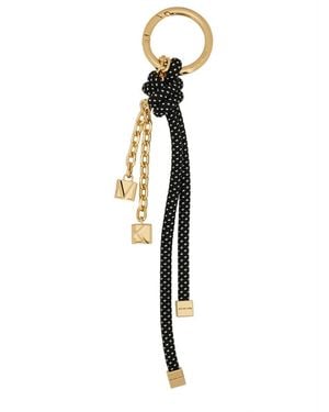 MICHAEL Michael Kors Keychain Charm With Logo - White